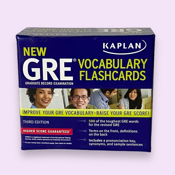 Kaplan GRE 500 Vocubulary Flashcards 3rd Edition Raise Your GRE Score - Picture 1 of 7